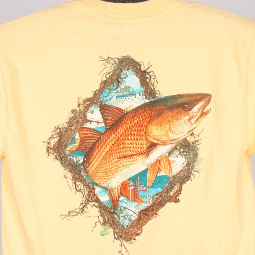 Guy Harvey T-Shirt Men's SZ SMALL Coastal Beach Ocean Fishing Outdoor AFTCO 2016